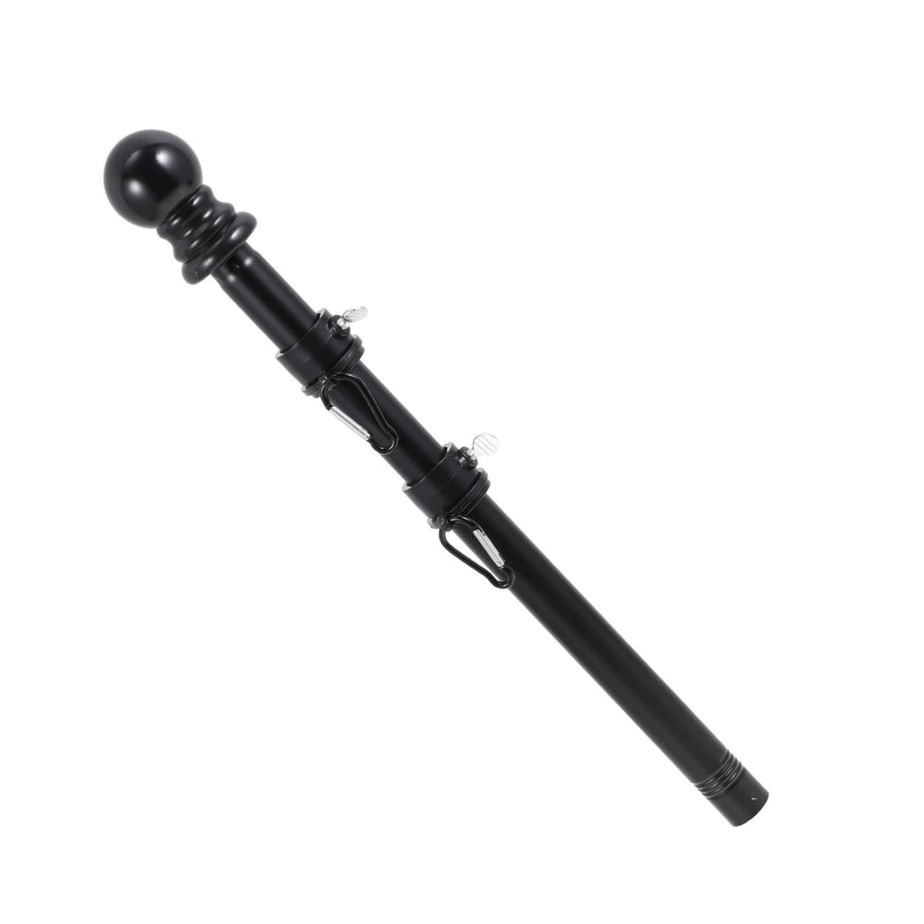 Black Stainless Steel Rotating Flagpole Holder Set V3628