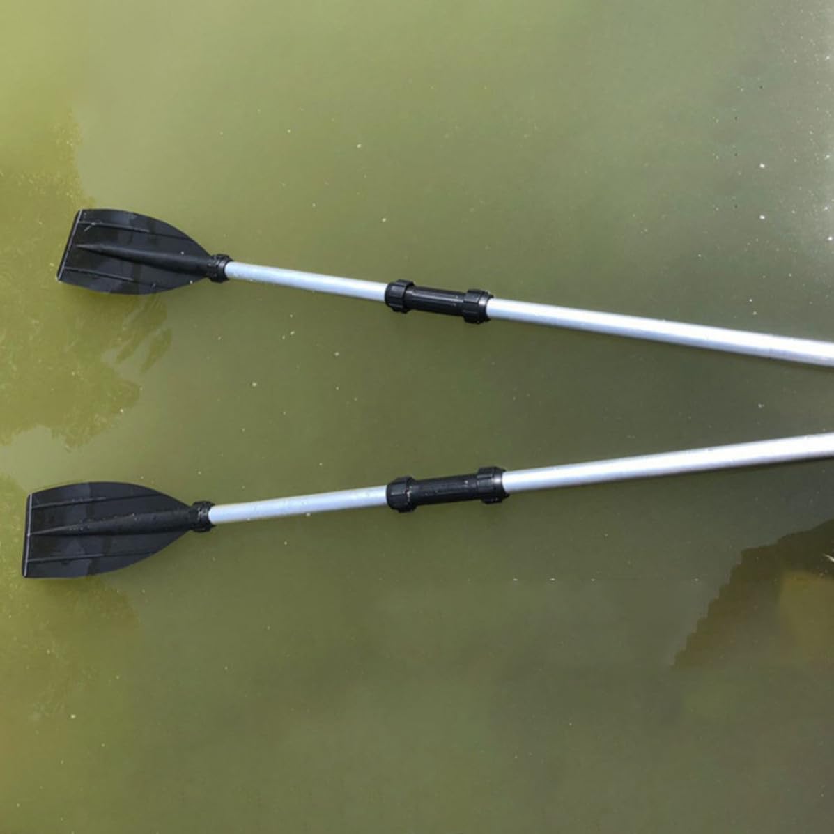 2pcs Telescopic Aluminum Alloy Adjustable Kayak Paddles E452