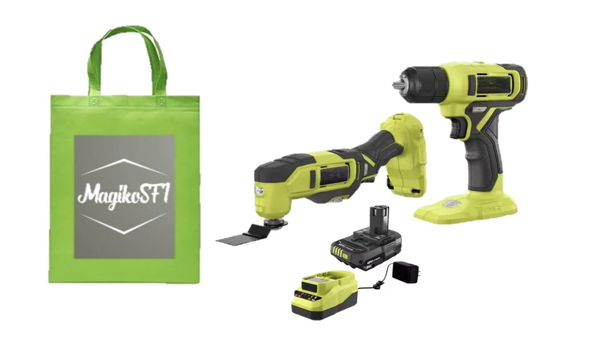 18V Cordless Combo Kit Multi-Tool 3/8" Drill Driver B982