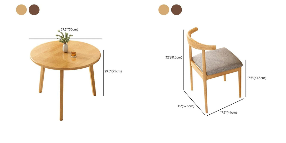 Round Dining Table Chairs Set J807