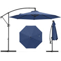 10 FT Navy Offset Cantilever Umbrella Q970