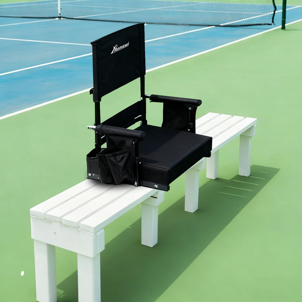 2-Pack Stadium Seats with Back Support and Armrests Q734