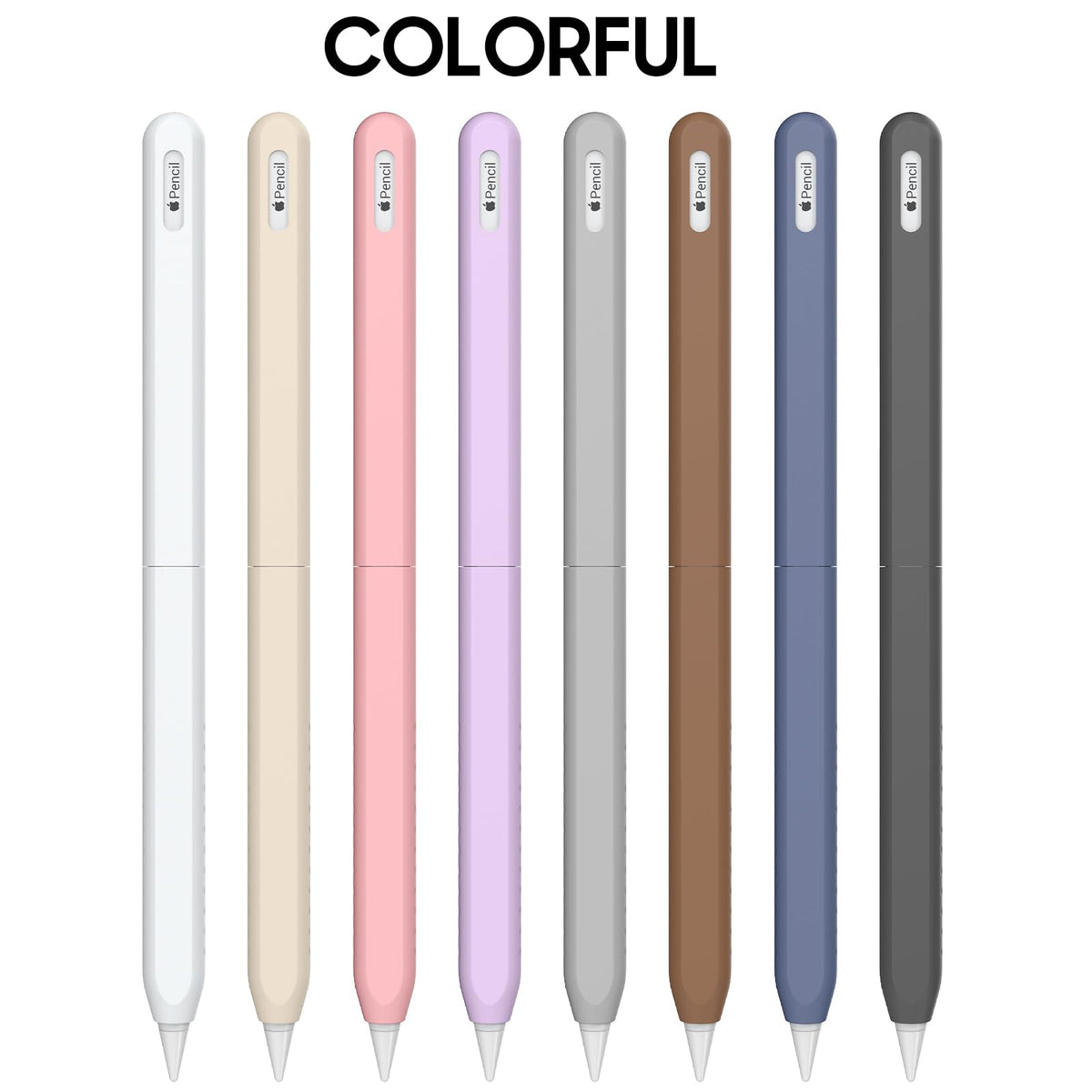 2 Pack Silicone Case for Apple Pencil 2nd Generation A8189