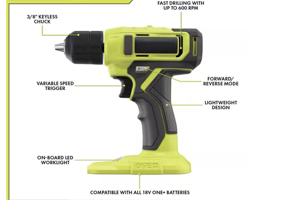18V Cordless Combo Kit Multi-Tool 3/8" Drill Driver B982