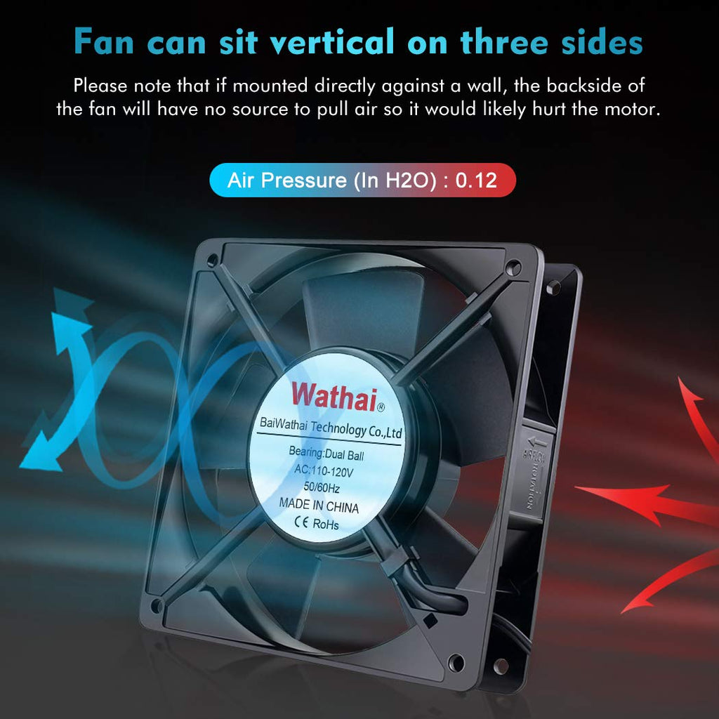 120mm AC Axial Exhaust Fan Dual Ball Z22888