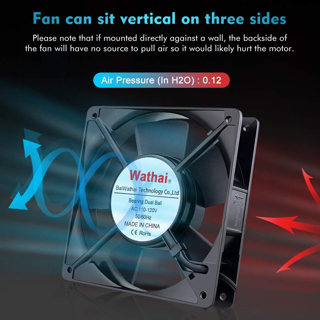 120mm AC Axial Exhaust Fan Dual Ball Z22888