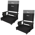 2-Pack Stadium Seats with Back Support and Armrests Q734