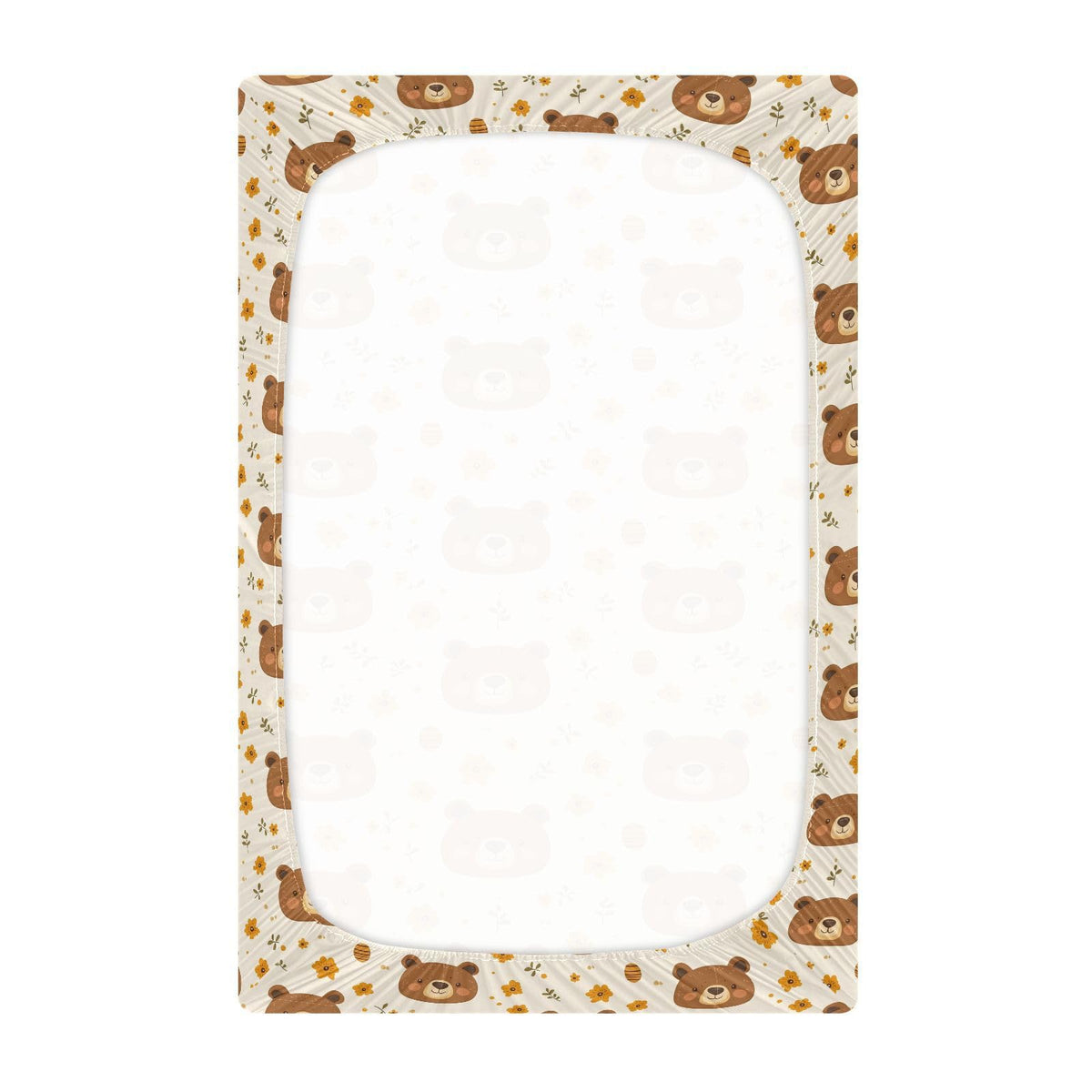 Soft Breathable Microfiber Crib Sheet D20128
