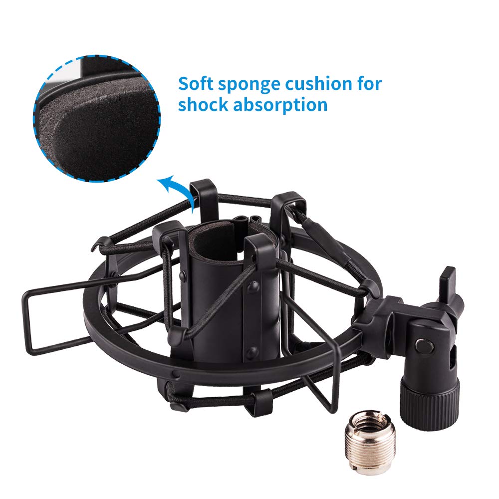 Microphone Shock Mount Holder Clip Anti-Vibration 22mm-26mm S979782