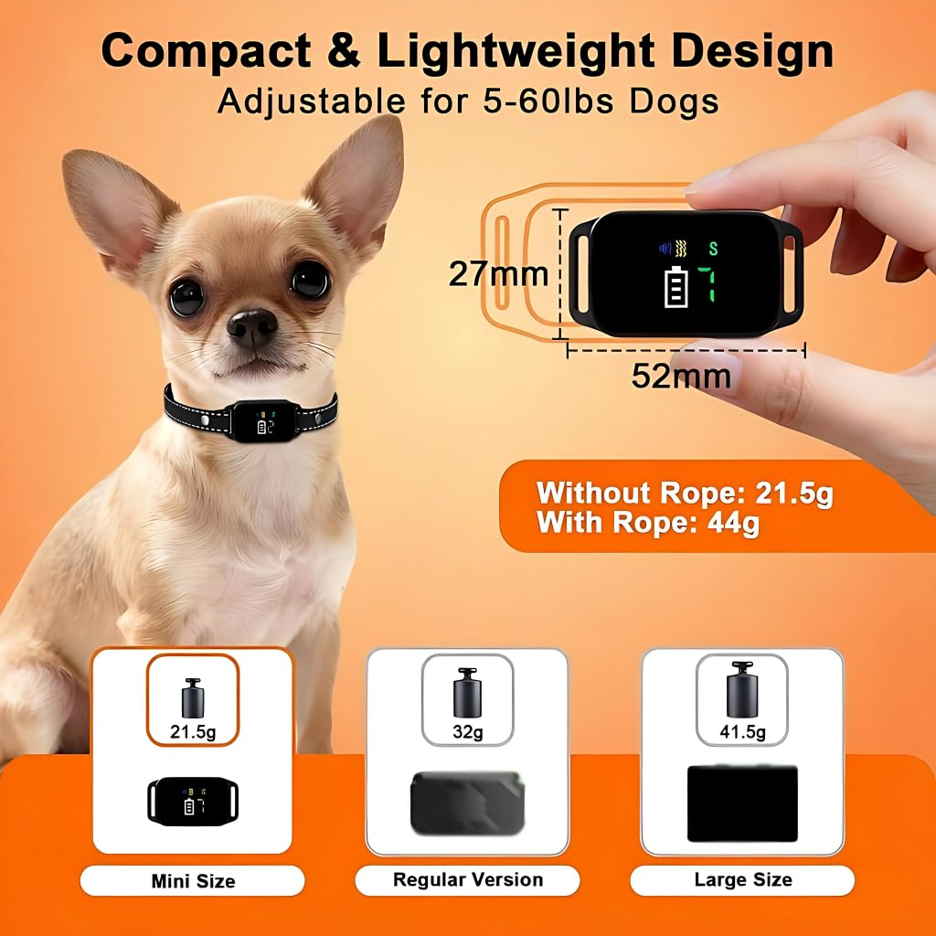 2 Pack Small Anti Barking Training Collar Z50339
