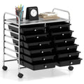 12 Drawer Rolling Storage Cart with Wheels C8655