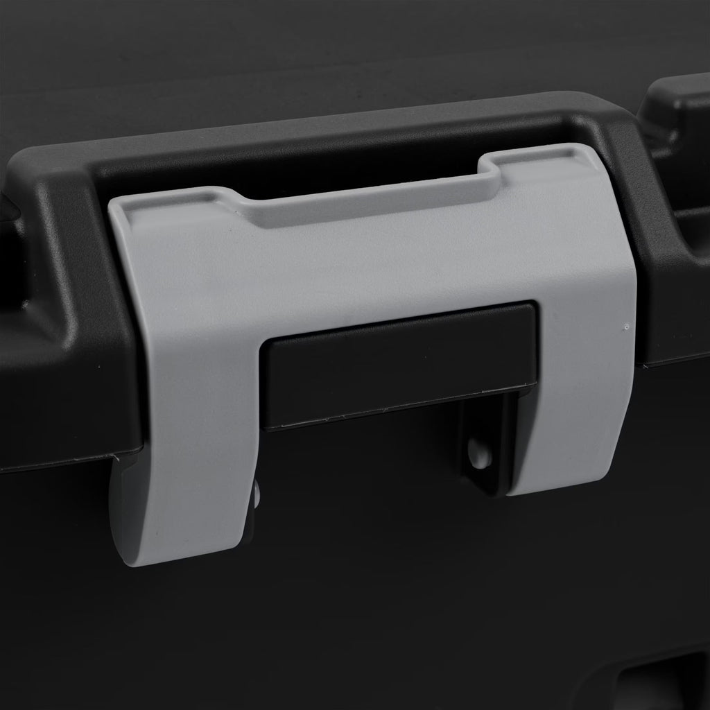 22 Gallon Black Wheeled Plastic Storage Trunk T4009