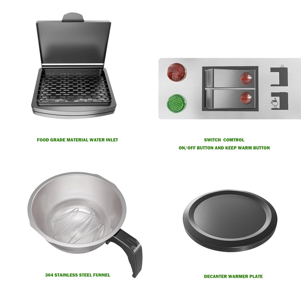 12-Cup Commercial Drip Coffee Maker D281769