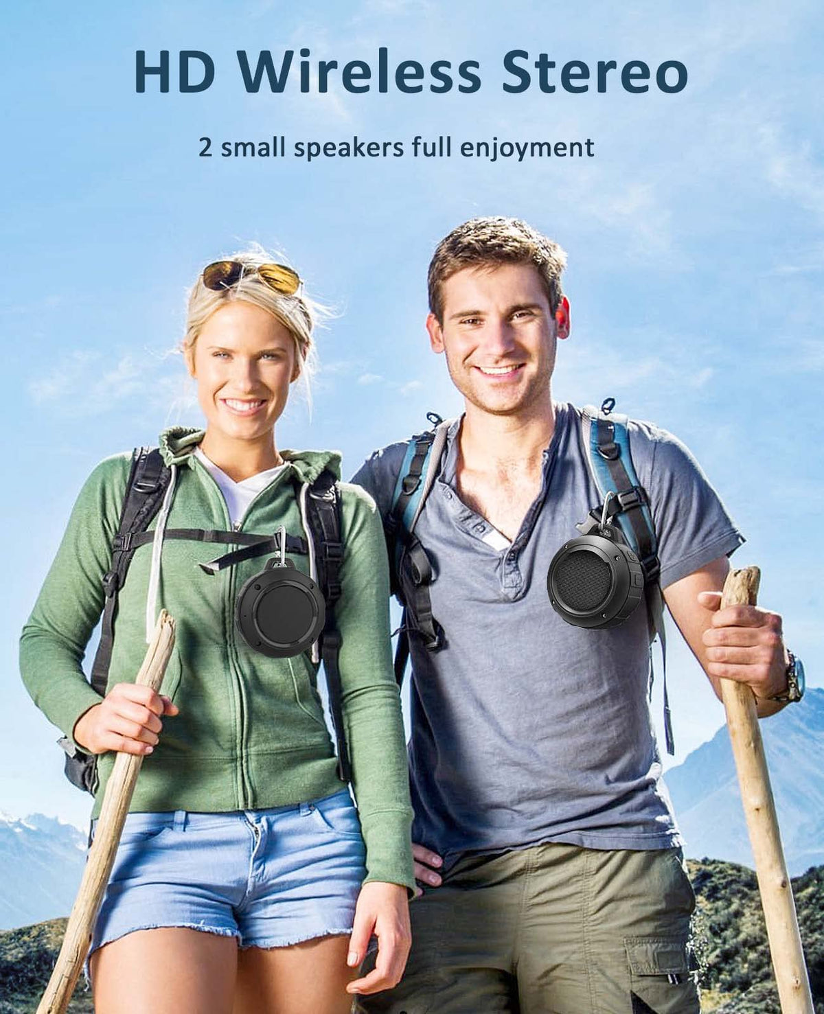 Waterproof Bluetooth Portable Mini Speaker with Subwoofer Y149