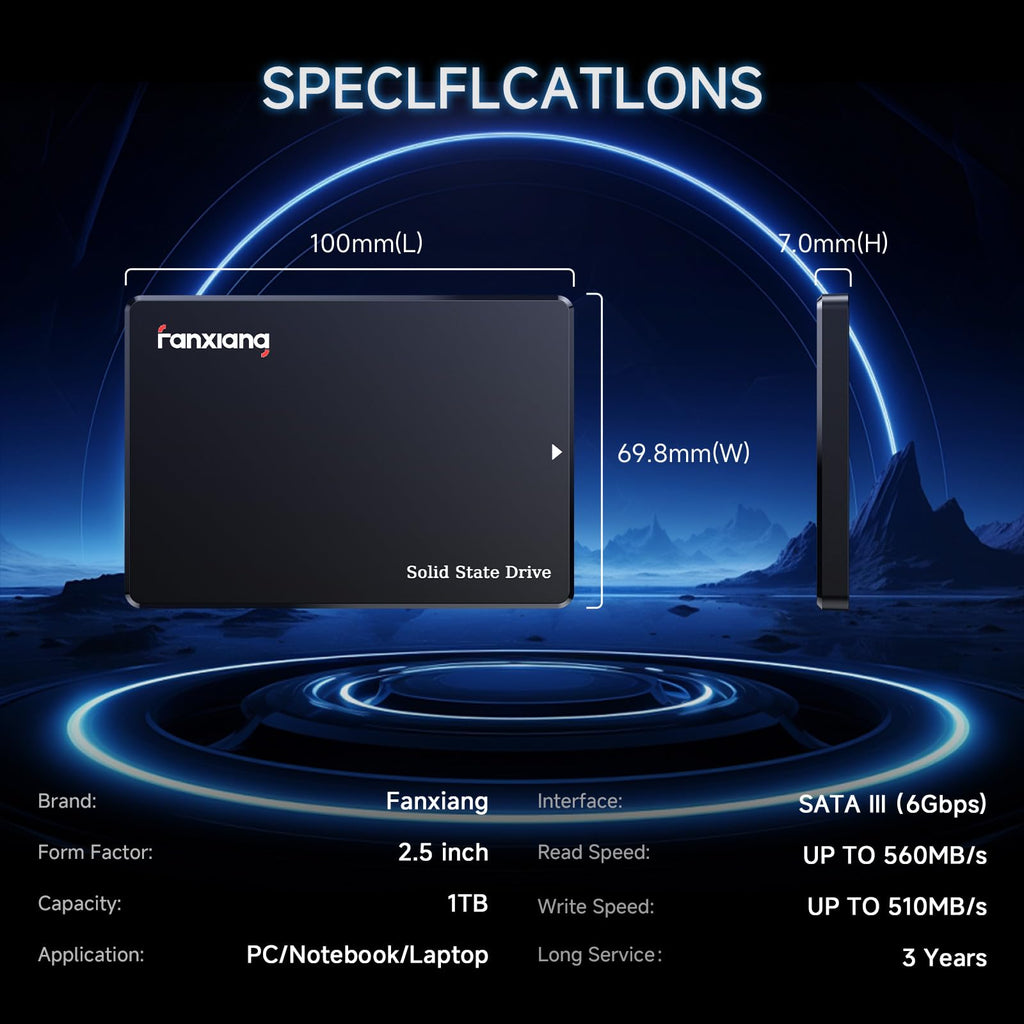 1TB SATA III 2.5'' Internal Solid State Drive P51538