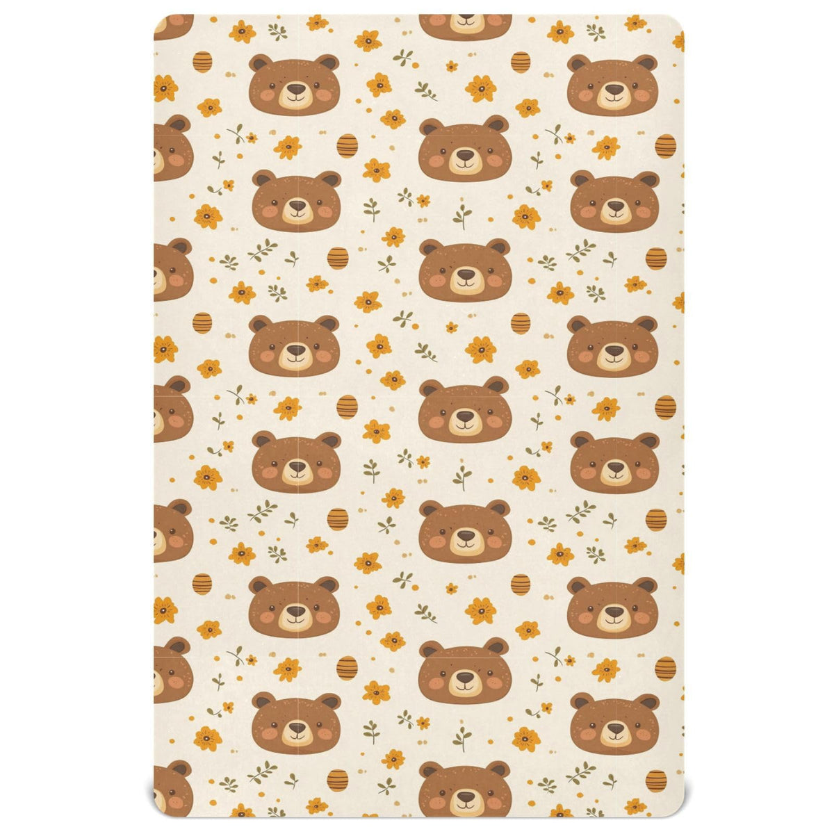 Soft Breathable Microfiber Crib Sheet D20128
