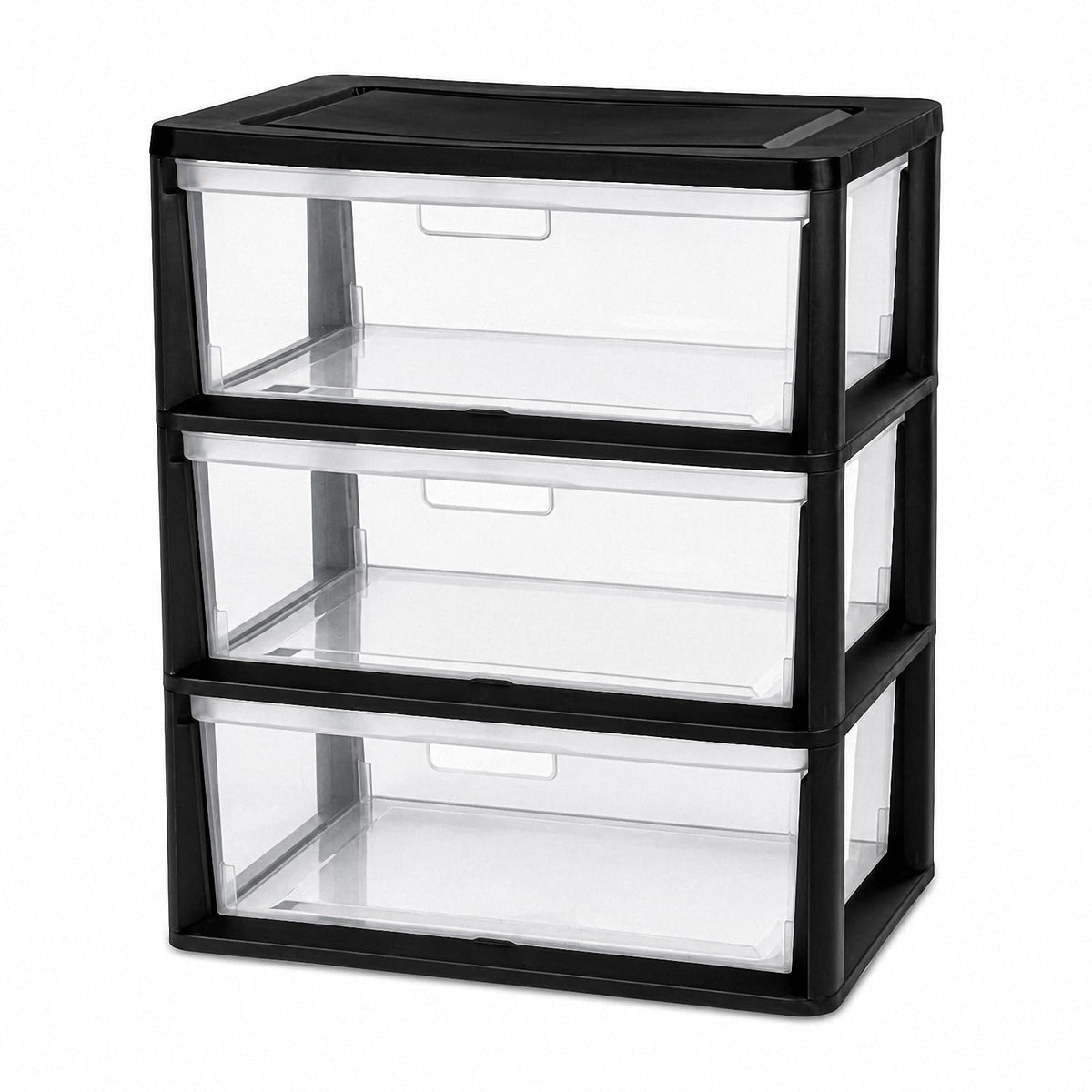 3 Drawer Clear Plastic Storage Organizer I90469