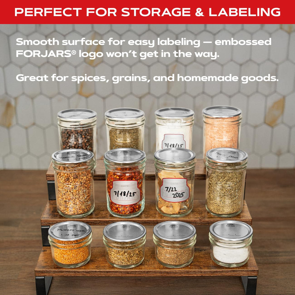 16oz Wide Mouth Glass Canning Jars 12-Pack O857067