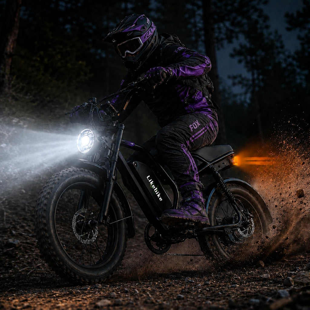 1500W 80 Miles 48V 20AH Electric Bike X3284
