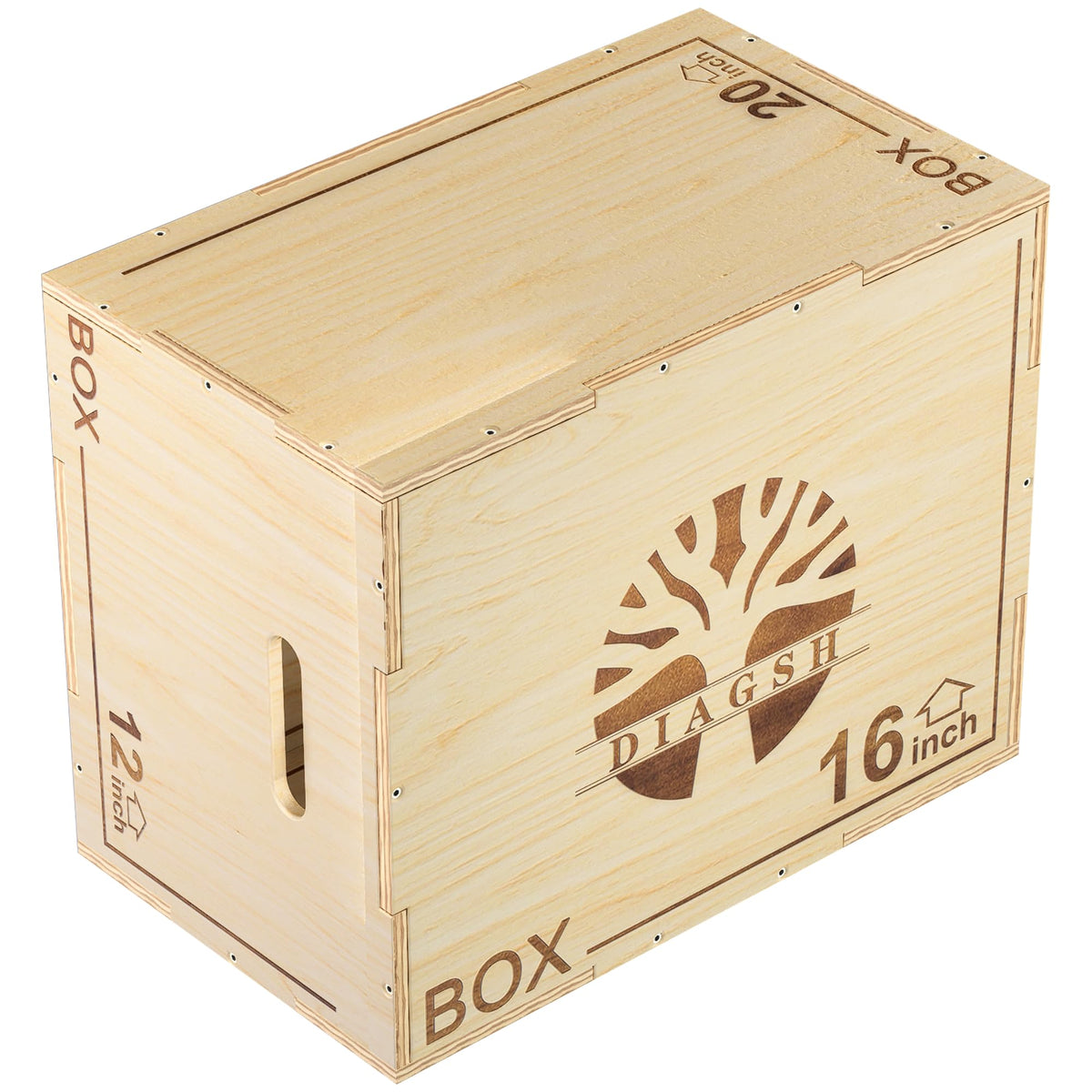 3-in-1 Wood Plyometric Jump Platform X397