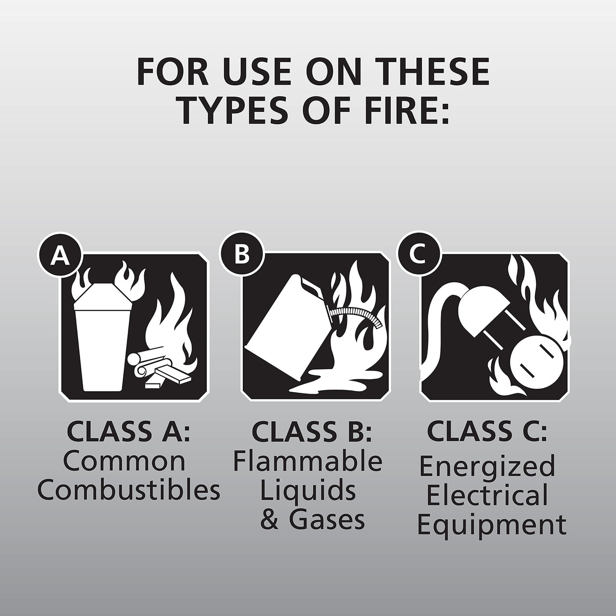 White 3.9 Lbs. Fire Extinguisher with Wall Mount H836880
