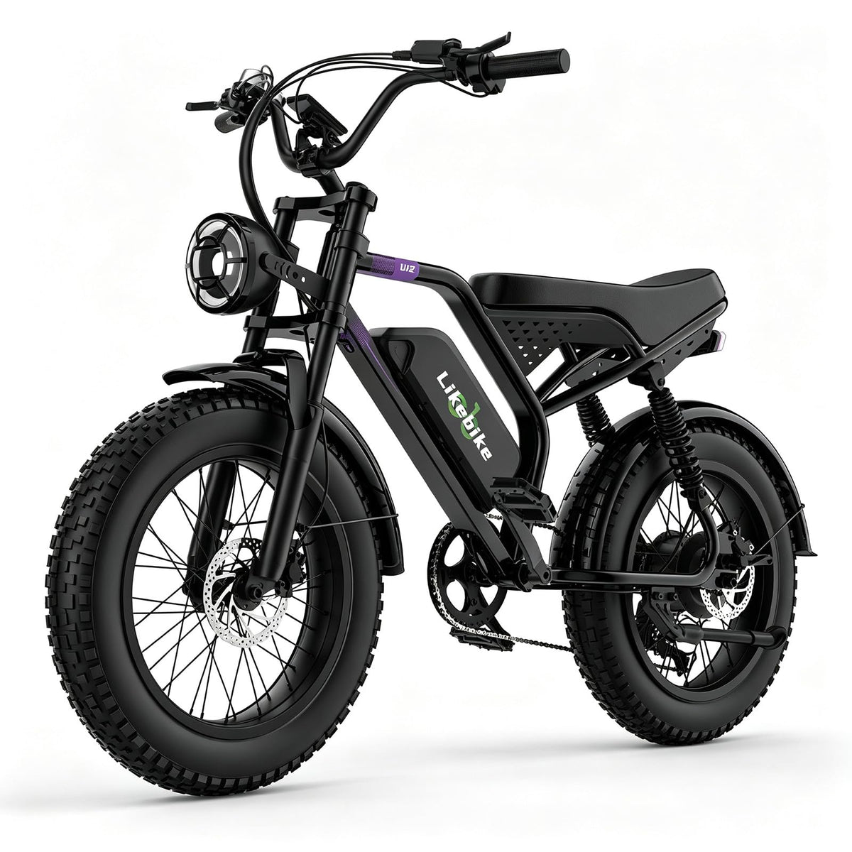 1500W 80 Miles 48V 20AH Electric Bike X3284