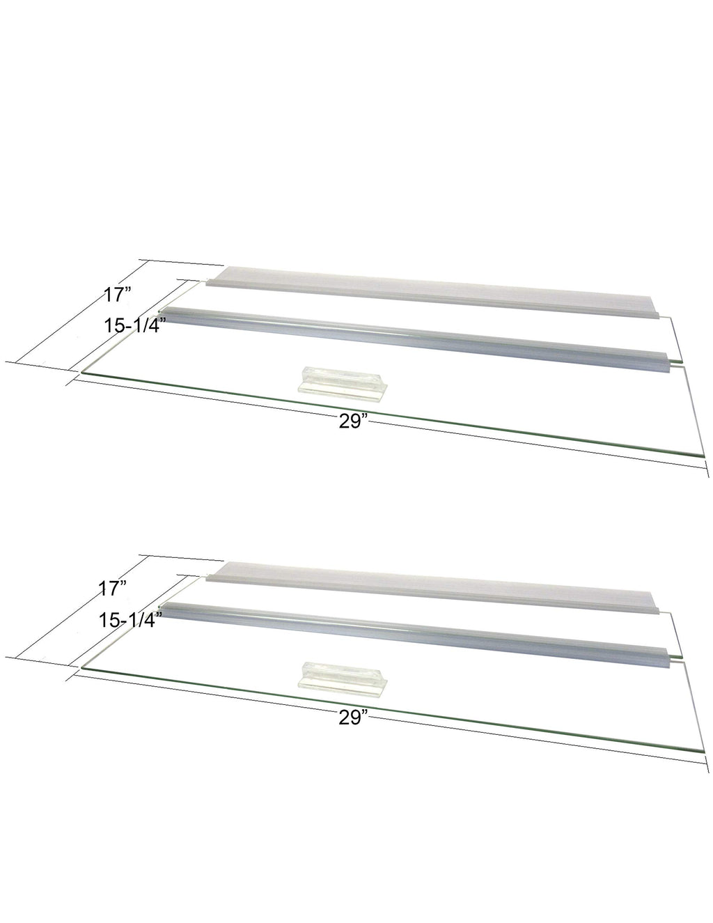 Glass Canopy Set for Aquariums P8689