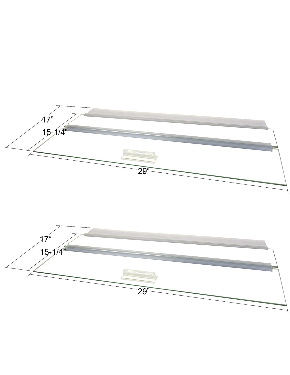 Glass Canopy Set for Aquariums P8689