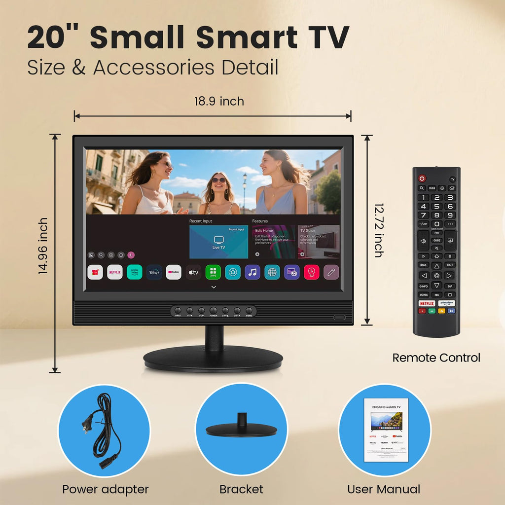 20 Inch Full HD 1080p LED Flat Screen TV W14727