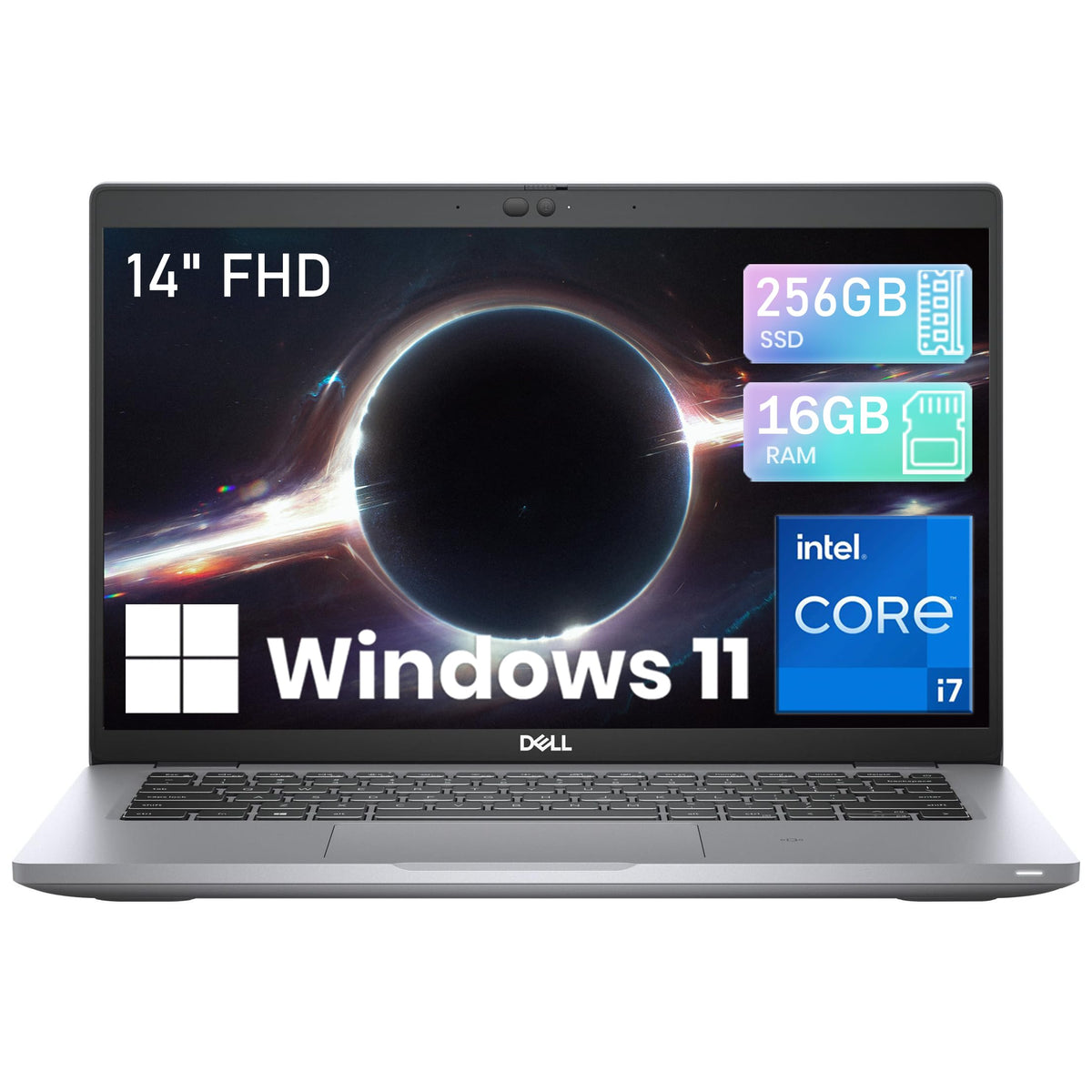 14" FHD Business Laptop i7 16GB RAM 256GB SSD Windows 11 Pro K88539