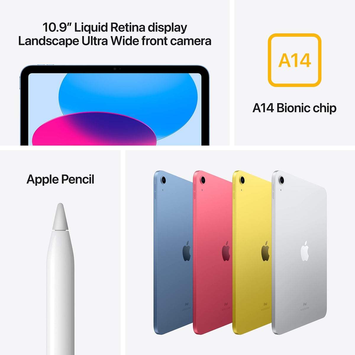 2022 iPad 10.9-inch Wi-Fi 64GB Blue C843
