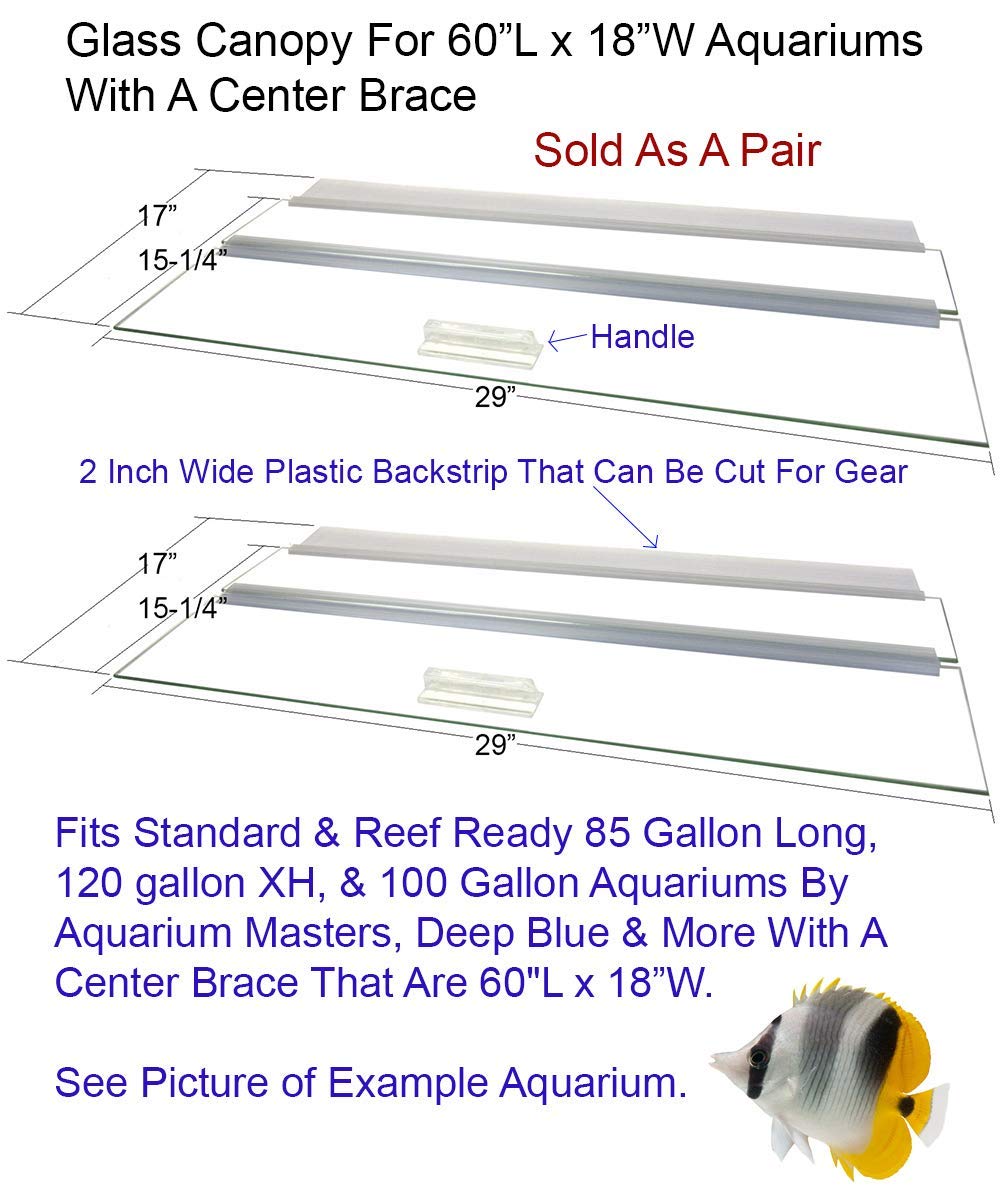 Glass Canopy Set for Aquariums P8689