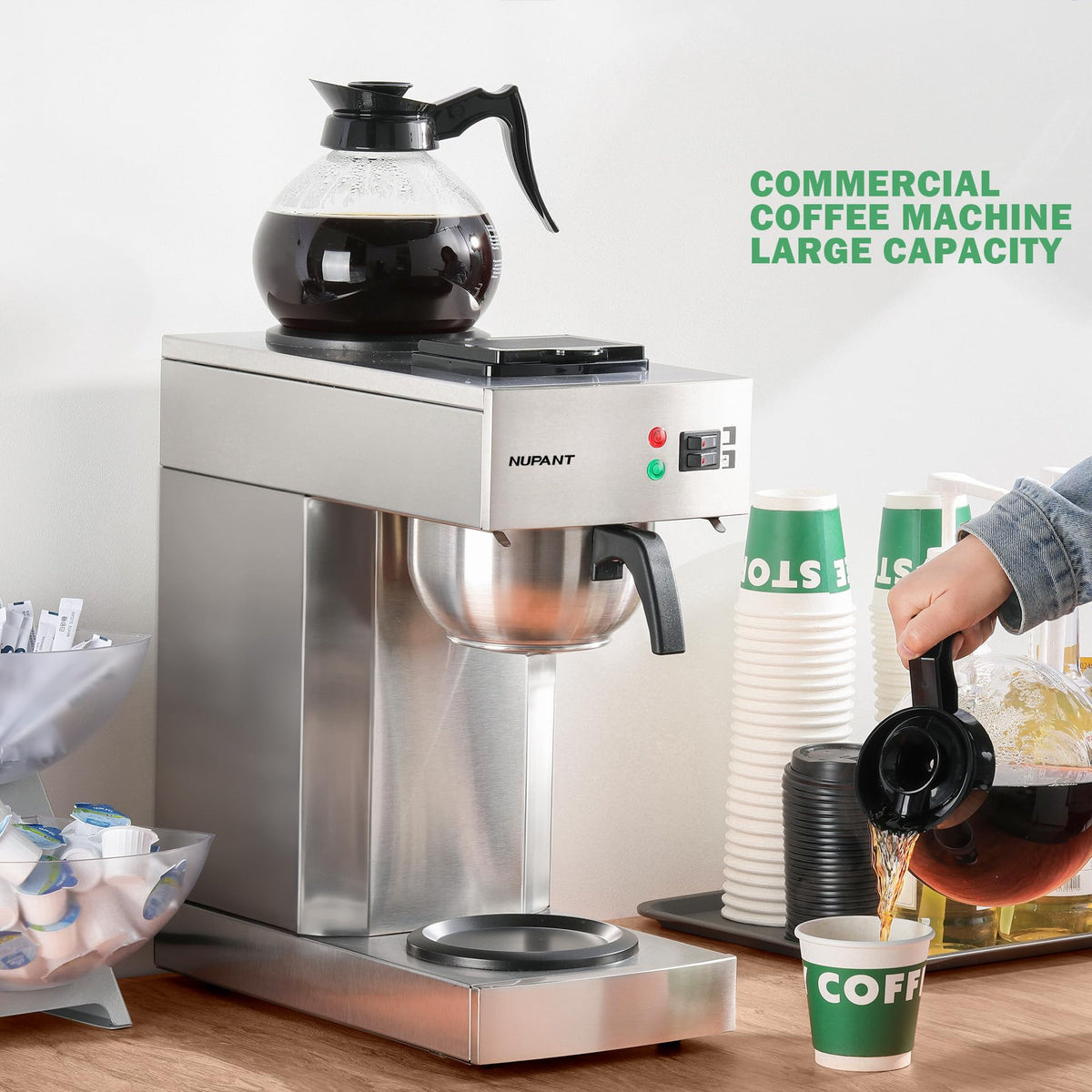 12-Cup Commercial Drip Coffee Maker D281769