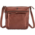 Small Genuine Leather Crossbody Bag with Adjustable Strap W203877