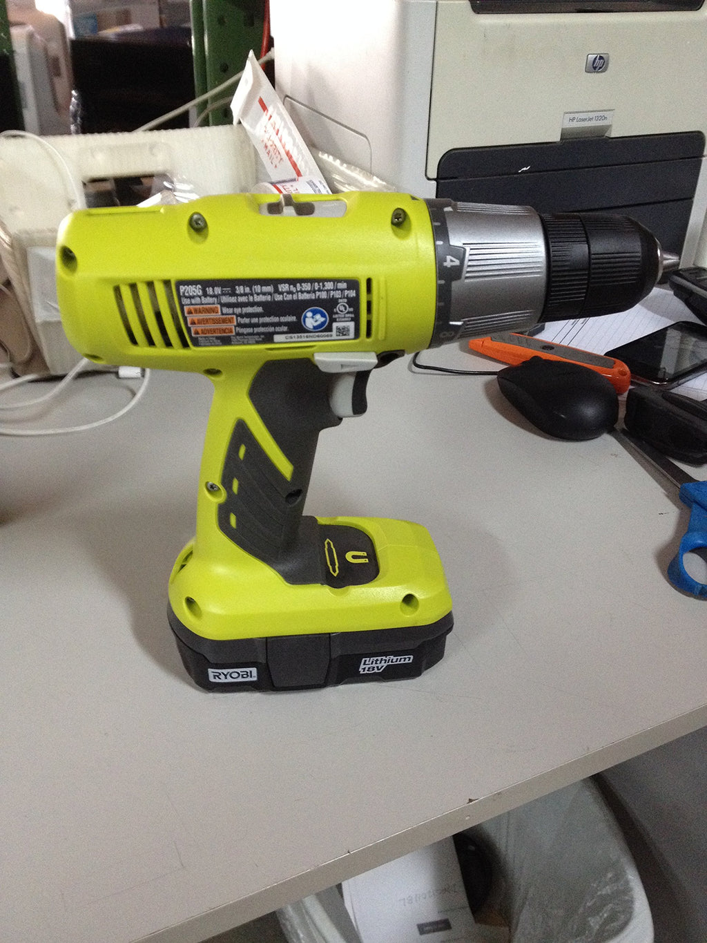 18 Volt 3/8" Drill/driver W1252